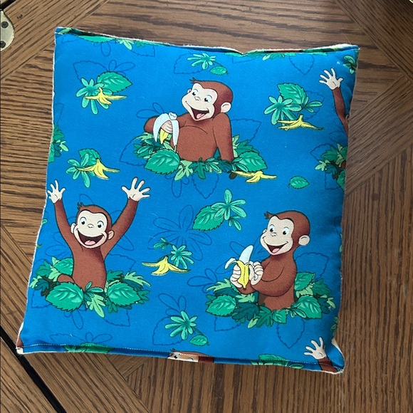Vintage Curious George Throw Pillow - Picture 1 of 5